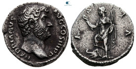 Hadrian AD 117-138. Travel series "Asia". Rome. Denarius AR