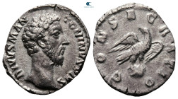 Divus Marcus Aurelius AD 180. Rome. Denarius AR