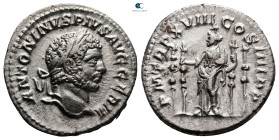 Caracalla AD 198-217. Rome. Denarius AR
