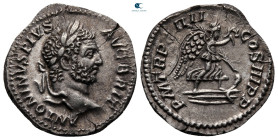 Caracalla AD 198-217. Rome. Denarius AR