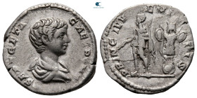 Geta, as Caesar AD 198-209. Rome. Denarius AR