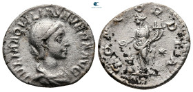 Aquilia Severa AD 220-222. Rome. Denarius AR