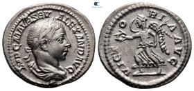 Severus Alexander AD 222-235. Rome. Denarius AR