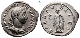 Severus Alexander AD 222-235. Rome. Denarius AR
