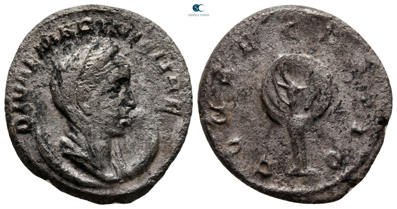 Diva Mariniana AD 254-256. Struck under Valerian I. Rome
Billon Antoninianus
...