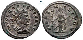 Claudius II (Gothicus) AD 268-270. Cyzicus. Antoninianus Æ silvered