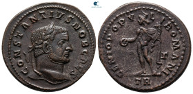 Constantius I Chlorus, as Caesar AD 293-305. Treveri. Follis Æ