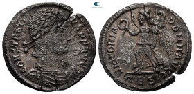 Constantius II AD 337-361. Thessaloniki. Siliqua AR