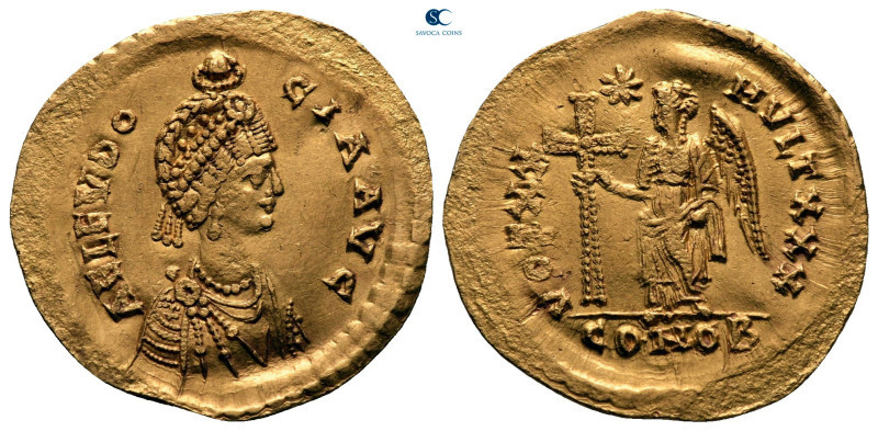 Aelia Eudocia. Augusta AD 423-460. Eudocia wife of Theodosius II . Constantinopl...