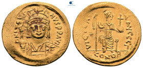 Justin II AD 565-578. Constantinople. Solidus AV