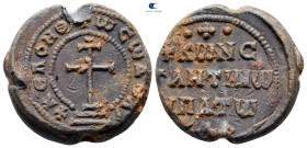 AD 800-1000. Constantine imperial protospatharios. Seal Pb