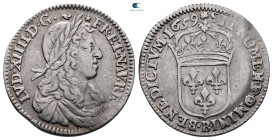 France. Rouen. Louis XIV AD 1643-1715. 1/12 Ecu AR
