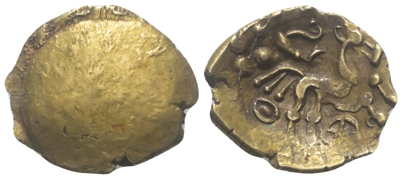 Britannien. Atrebates und Regni.

 Stater (Gold). Ca. 55 - 45 v. Chr.
Vs: Gla...