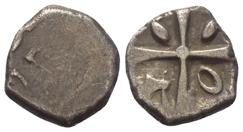 Gallien. Volcae-Tectosages.

 Drachme (Silber). 2. - 1. Jhdt. v. Chr.
Vs: Lei...