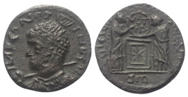 Imitationen römischer Münzen.


Imitation eines Follis des Constantinus I. (307 - 337 n. Chr.).
Vs: Büste mit Helm und geschulterter Lanze links. ...