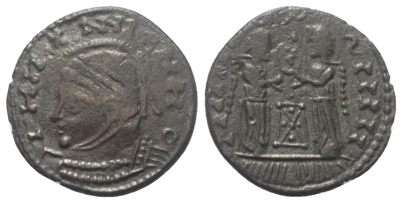 Imitationen römischer Münzen.


Imitation eines Follis des Constantinus I. (3...