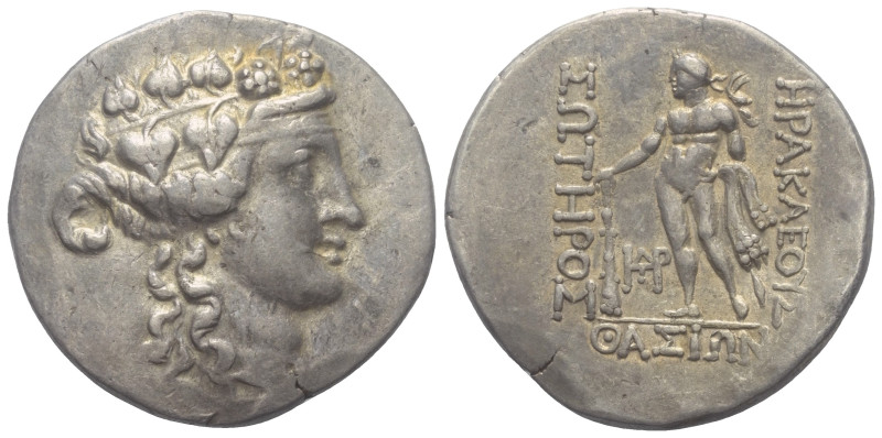 Inseln vor Thrakien. Thasos.

 Tetradrachme (Silber). Ca. 148 - 80 v. Chr.
Vs...