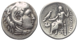 Königreich Makedonien. Alexander III. der Große (336 - 323 v. Chr.).

 Drachme (Silber). Ca. 325 - 323 v. Chr. Abydos.
Vs: Kopf des jugendlichen He...