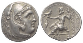Königreich Makedonien. Alexander III. der Große (336 - 323 v. Chr.).

 Drachme (Silber). Ca. 310 - 275 v. Chr. Ungesicherte griechische Münzstätte....
