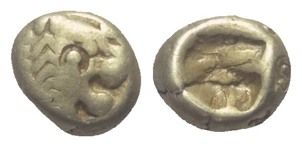 Königreich Lydien. Alyattes - Kroisos (605 - 540 v. Chr.).

 1/12 Stater bzw. ...