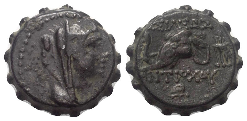 Seleukidisches Königreich. Antiochos IV. Epiphanes (175 - 164 v. Chr.).

 Bron...