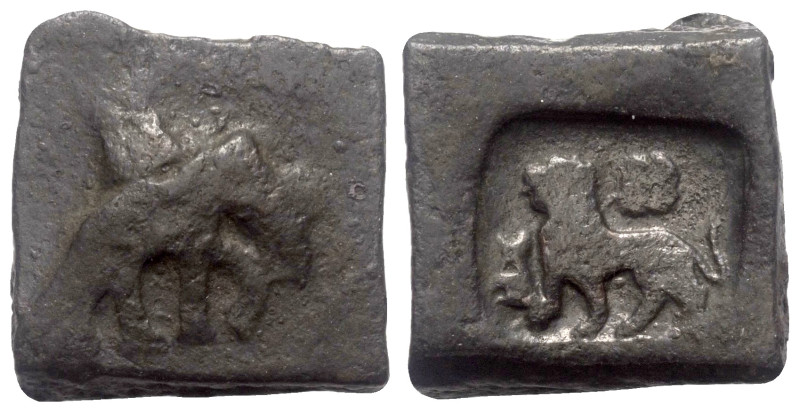 Indien. Spätmauryanisches Reich und Indo-Griechen. Städteprägungen.

 Bronze. ...