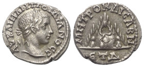 Kappadokien. Kaisareia (Caesarea). Gordianus III. (238 - 244 n. Chr.).

 Drachme (Silber). 241 / 242 n. Chr. (Jahr 4).
Vs: Büste mit Lorbeerkranz r...