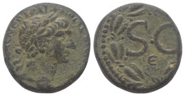 Seleukis und Pierien. Antiochia am Orontes. Traianus (98 - 117 n. Chr.).

 Bronze. 116 / 117 n. Chr.
Vs: Kopf mit Lorbeerkranz rechts.
Rs: Großes ...