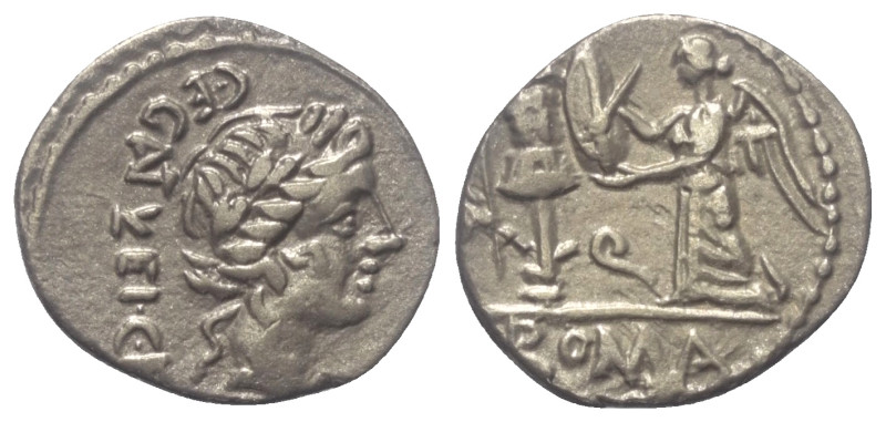 C. Egnatuleius C.f.

 Quinar (Silber). 97 v. Chr. Rom.
Vs: C EGANTVLEI C F Q ...
