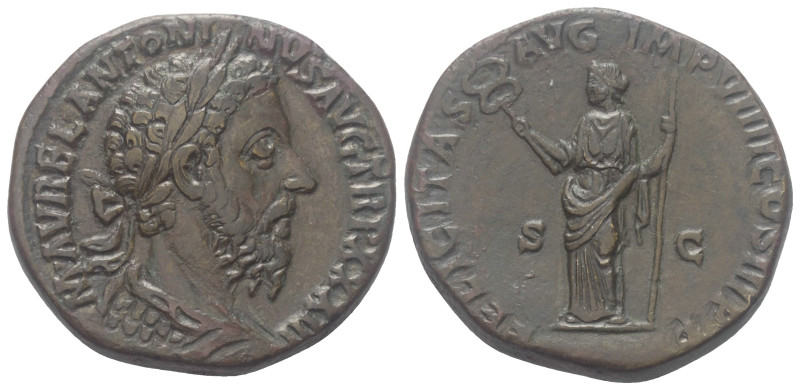 Marcus Aurelius (161 - 180 n. Chr.).

 Sesterz (Bronze). 178 - 179 n. Chr. Rom...