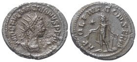 Macrianus (260 - 261 n. Chr.).

 Antoninian (Billon). 260 - 261 n. Chr. Antiochia.
Vs: IMP C FVL MACRIANVS P F AVG. Büste mit Strahlenkrone, Panzer...