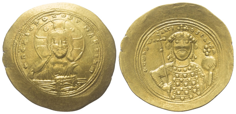 Constantinus IX. Monomachos (1042 - 1055 n. Chr.).

 Histamenon nomisma (Gold)...