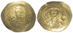 Michael VII. Ducas (1071 - 1078 n. Chr.).

 Histamenon nomisma (Gold). 1071 - 1078 n. Chr. Constantinopolis.
Vs: Büste des segnenden Christus mit N...