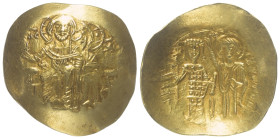 Johannes III. Ducas Vatatzes von Nicaea (1222 - 1254 n. Chr.).

 Hyperpyron nomisma (Gold). 1232 - 1254 n. Chr. Magnesia.
Vs: IC - XC. Segnender Ch...