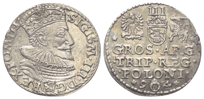 Polen. Königreich. Sigismund III. Wasa (1587 - 1632).

 Dreigröscher (Silber)....