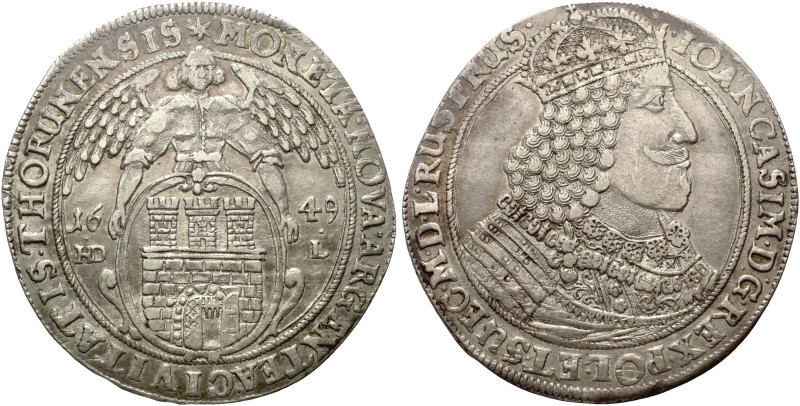 Polen. Thorn - Stadt. Johann Kasimir. (1649 - 1668).

 Taler (Silber). 1649.
...