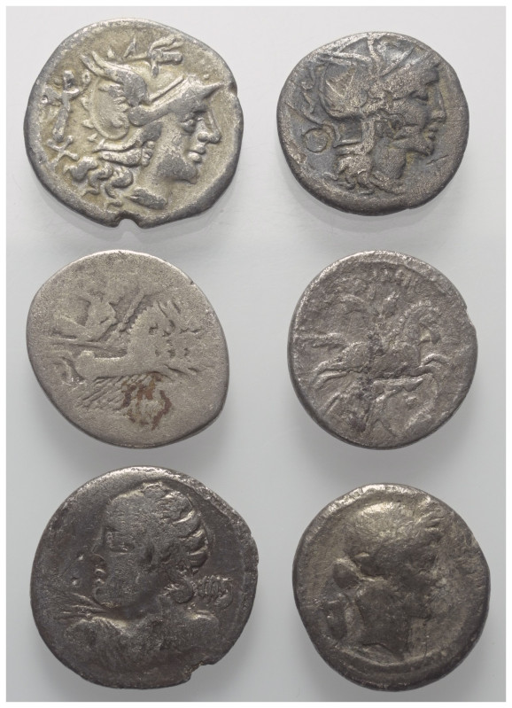 Römische Münzen - Lots. Republik.


Lot (6 Stück, Silber): Denare aus dem 1. ...