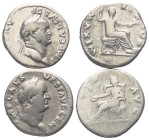 Römische Münzen - Lots. Kaiserzeit.


Lot (2 Stück, Silber): Denare des Vespasianus (69 - 79 n. Chr.).

Fast sehr schön - sehr schön.

Verkauft...