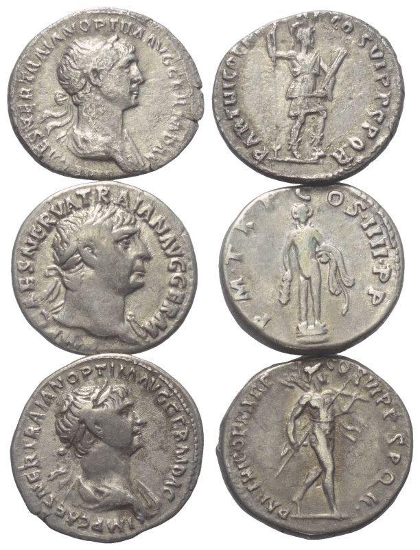 Römische Münzen - Lots. Kaiserzeit.


Lot (3 Stück, Silber): Traianus Denare ...