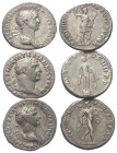 Römische Münzen - Lots. Kaiserzeit.


Lot (3 Stück, Silber): Traianus Denare (98 - 117 n. Chr.).

Sehr schön.

Verkauft wie besehen, keine Rück...