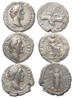 Römische Münzen - Lots. Kaiserzeit.


Lot (3 Stück, Silber): Denare des Antoninus Pius (138 - 161 n. Chr.).

Fast sehr schön - sehr schön.

Ver...