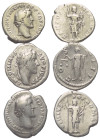 Römische Münzen - Lots. Kaiserzeit.


Lot (3 Stück, Silber): Denare des Antoninus Pius (138 - 161 n. Chr.).

Sehr schön, ein Stück fast sehr schö...