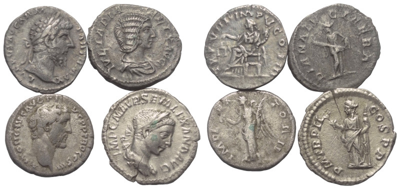Römische Münzen - Lots. Kaiserzeit.


Lot (4 Stück, Silber): Denare des Anton...