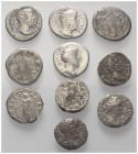 Römische Münzen - Lots. Kaiserzeit.


Lot (10 Stück, Silber): Denare aus dem mittleren Kaiserzeit.
Unter anderem: Antoninus Pius (138 - 161 n. Chr...