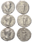 Römische Münzen - Lots. Kaiserzeit.


Lot (3 Stück, Silber): Denare der Faustina I. (gest. 141 n. Chr.).

Sehr schön.

Verkauft wie besehen, ke...