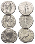 Römische Münzen - Lots. Kaiserzeit.


Lot (3 Stück, Silber): Denare der Faustina I. (gest. 141 n. Chr.).

Fast sehr schön - sehr schön.

Verkau...
