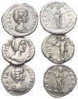 Römische Münzen - Lots. Kaiserzeit.


Lot (3 Stück, Silber): Denare der Iulia Domna (gest. 217 n. Chr.).

Sehr schön.

Verkauft wie besehen, ke...