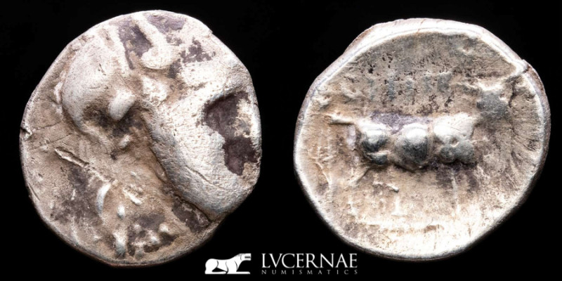 Arse Silver Drachm 2,17 g, 15 mm (Sagunto, Valencia) 220-200 BC VF
Ancient Hisp...