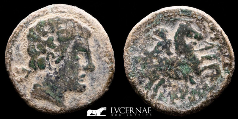 Beligiom Bronze As 8,78 g., 23 mm. Beligiom 120-20 B.C. GVF
Ancient Hispania - ...