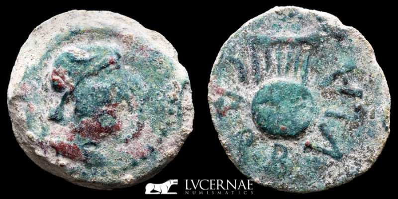 Carbula Bronze As 16.54 g, 29 mm Hispania 120-20 B.C. Good very fine
Ancient Hi...